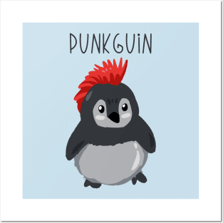 Punkguin Posters and Art